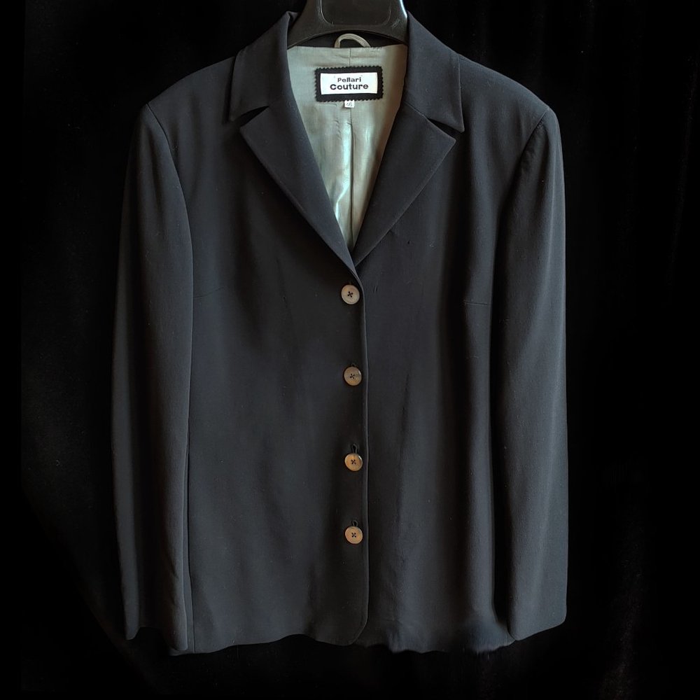 Vintage Pellari Couture 100% Wool Blazer